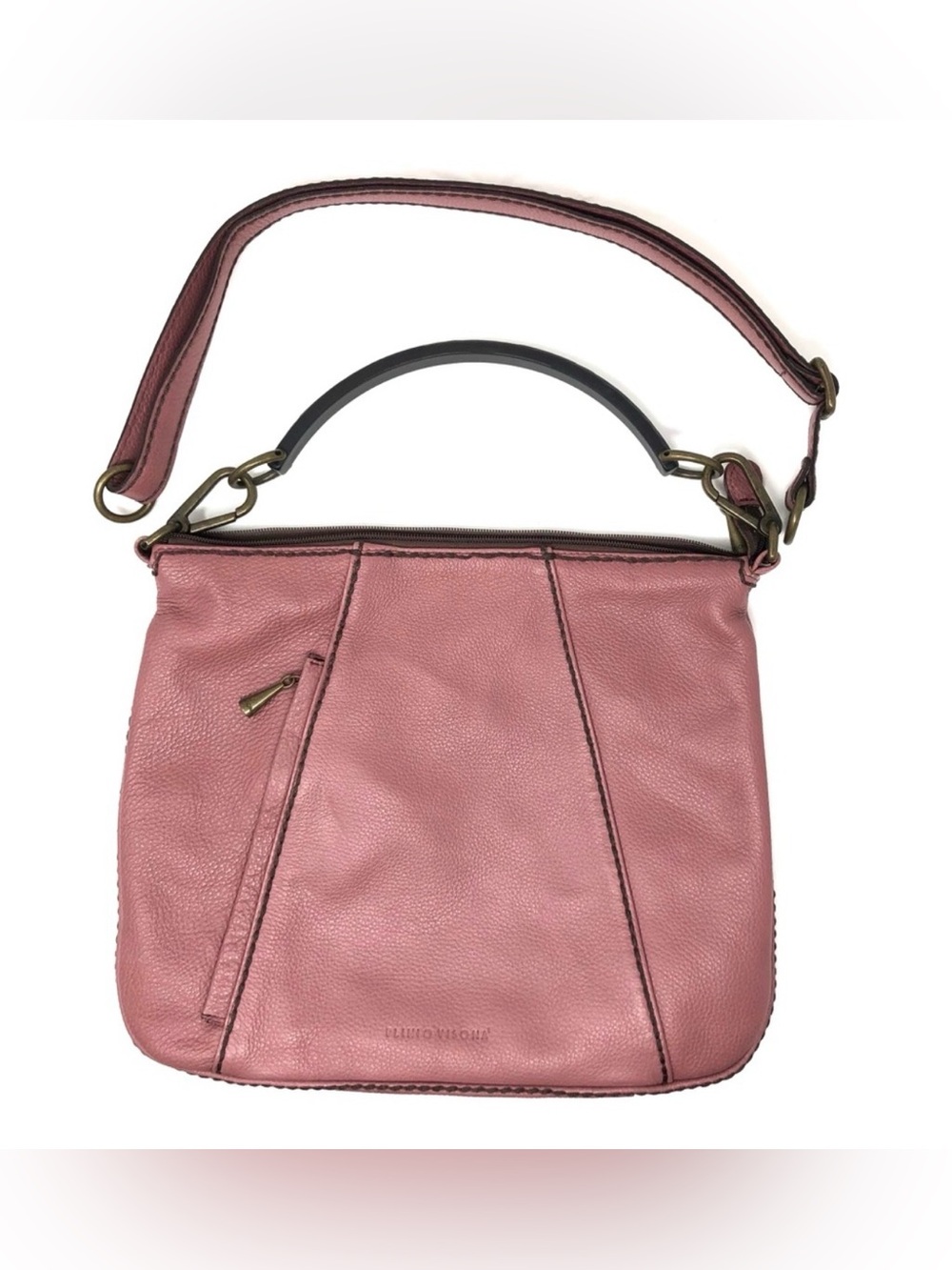 PLINIO VISONA leather bag, made in Italy, NWOT